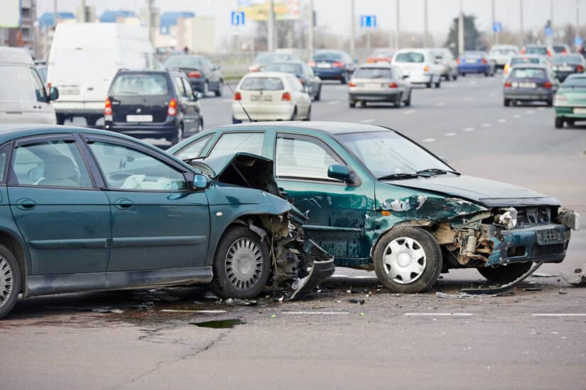 Photo of T-Bone Car Crash