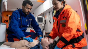 North Hollywood Motorcyclist in Critical Condition After Being Trapped Under Box Truck in Crash